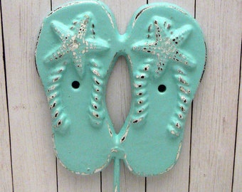 Starfish Door Stop Cast Iron Rustic Brown Nautical Star Fish Wedge Doorstop