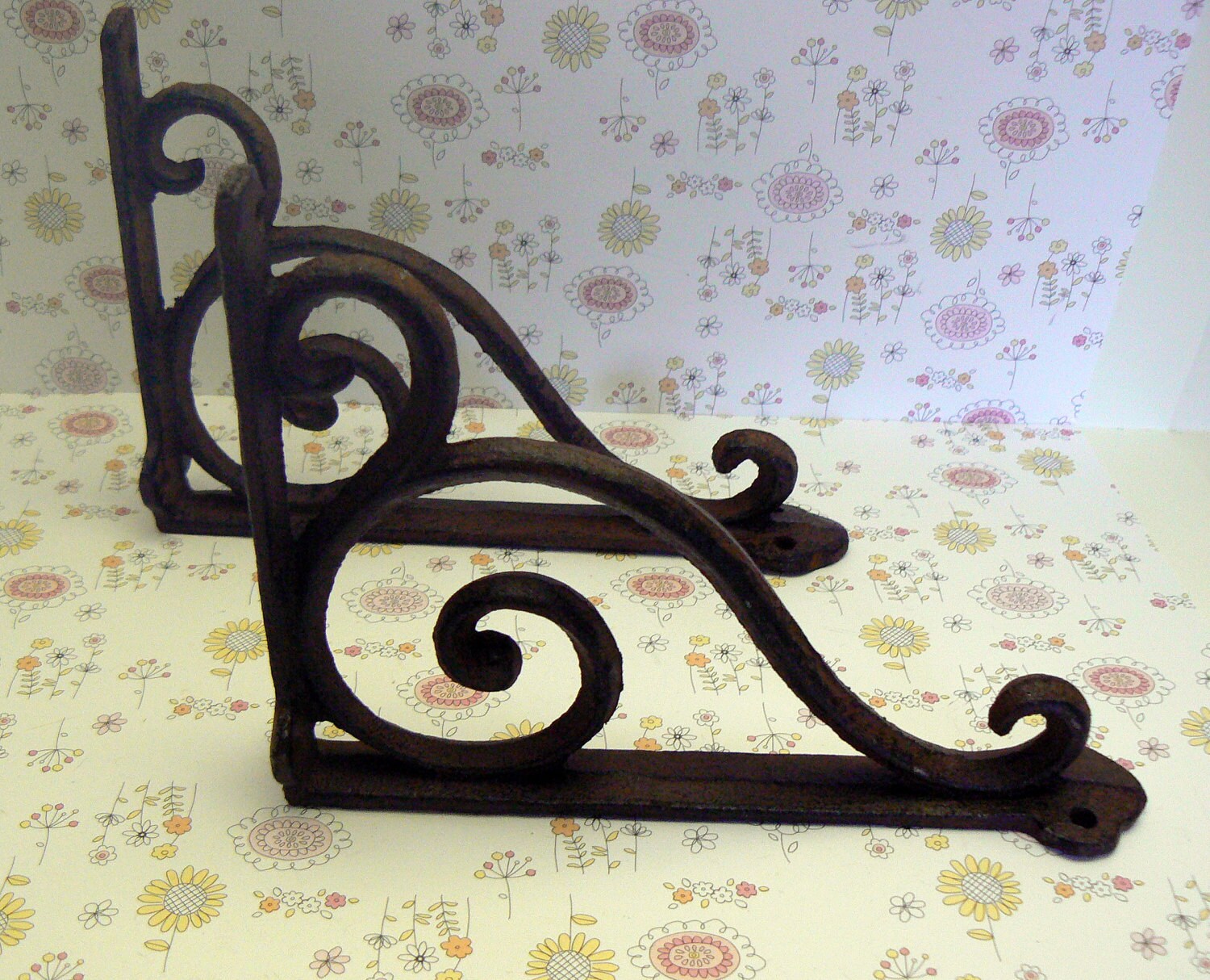 Shelf Bracket Cast Iron Corbel Style Unpainted Brace Diy Home