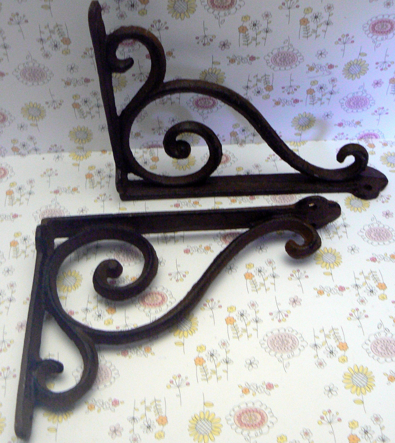 Shelf Bracket Cast Iron Corbel Style Unpainted Brace Diy Home