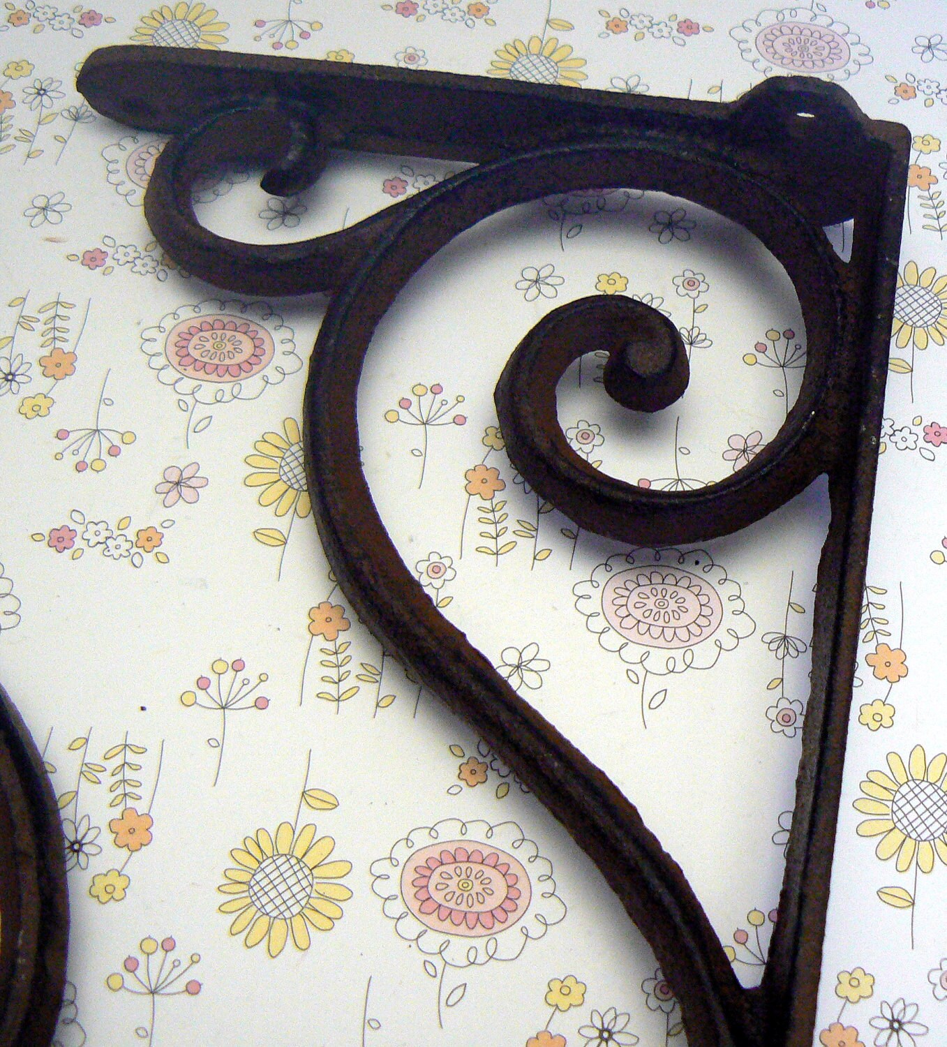 Shelf Bracket Cast Iron Corbel Style Unpainted Brace Diy Home