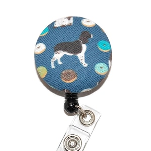 English Springer Spaniel Badge Reel: Dog Lover Gift