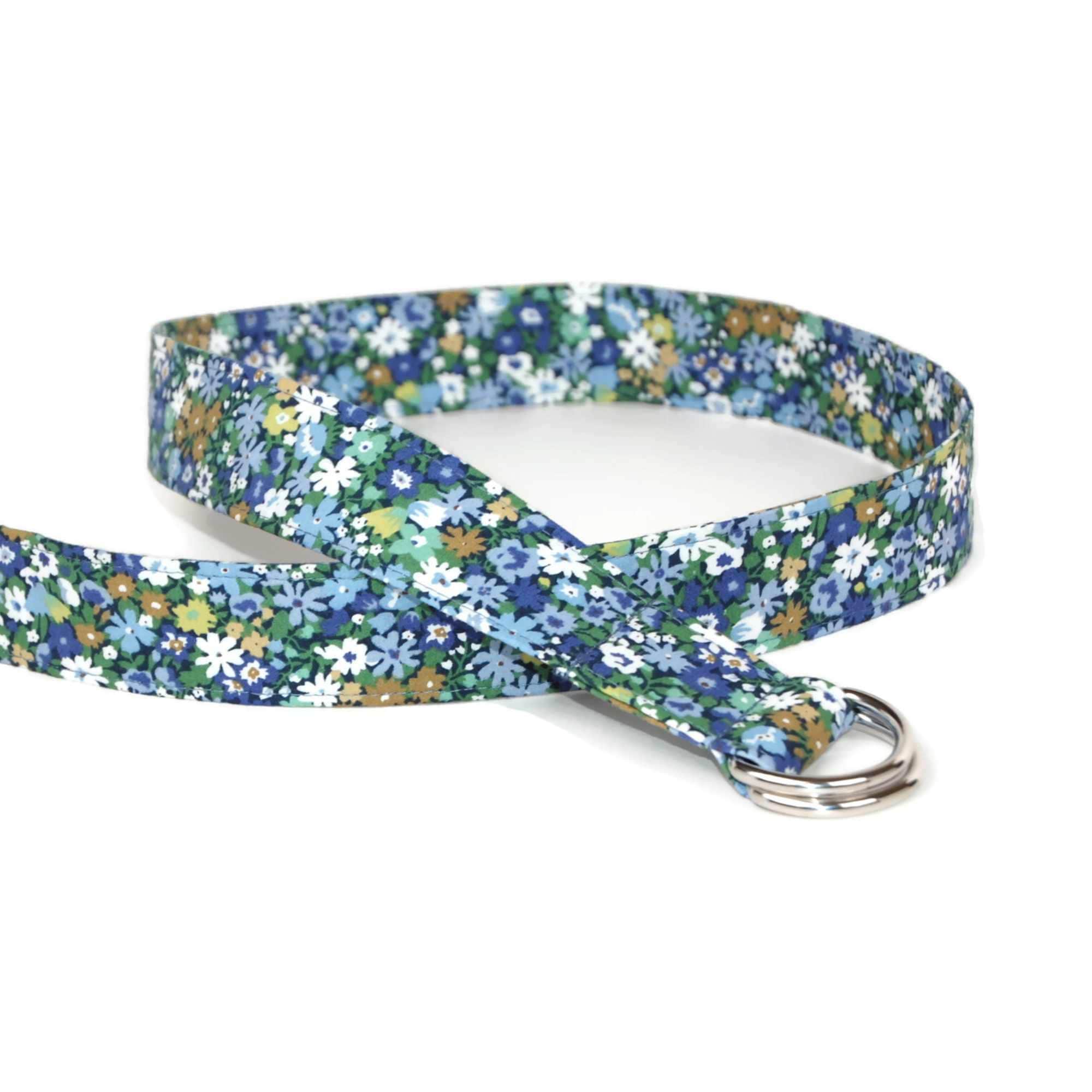 Blue Floral Belt - Etsy display picture 1