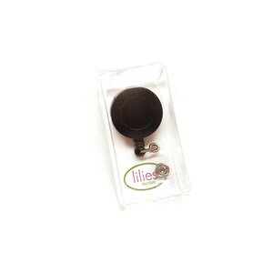 panda id badge reel clear gift box