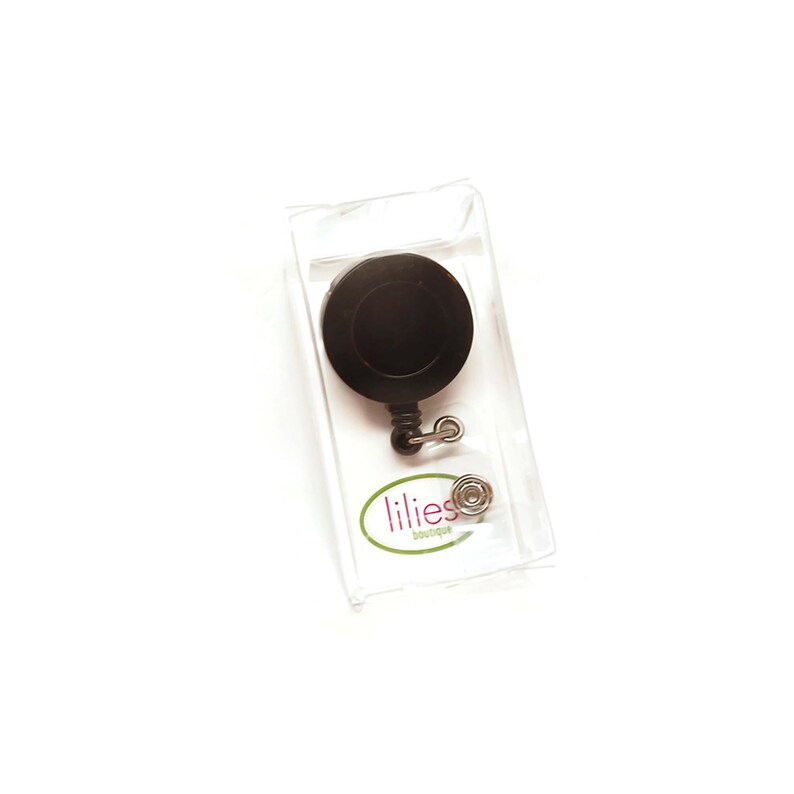 panda id badge reel clear gift box