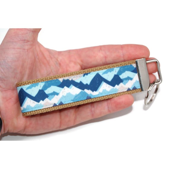 Mountains Wristlet Keychain