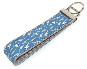 Shark Keychain - Key Fob Wristlet - Bag Tag