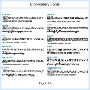 floral coral keychain font guide page 2 of 3