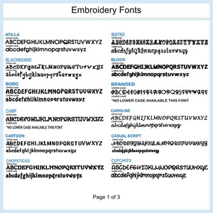 floral coral keychain font guide page 1 of 3