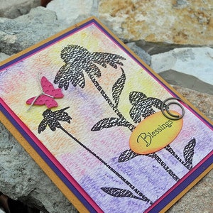 Carte de sympathie fleurs sauvages