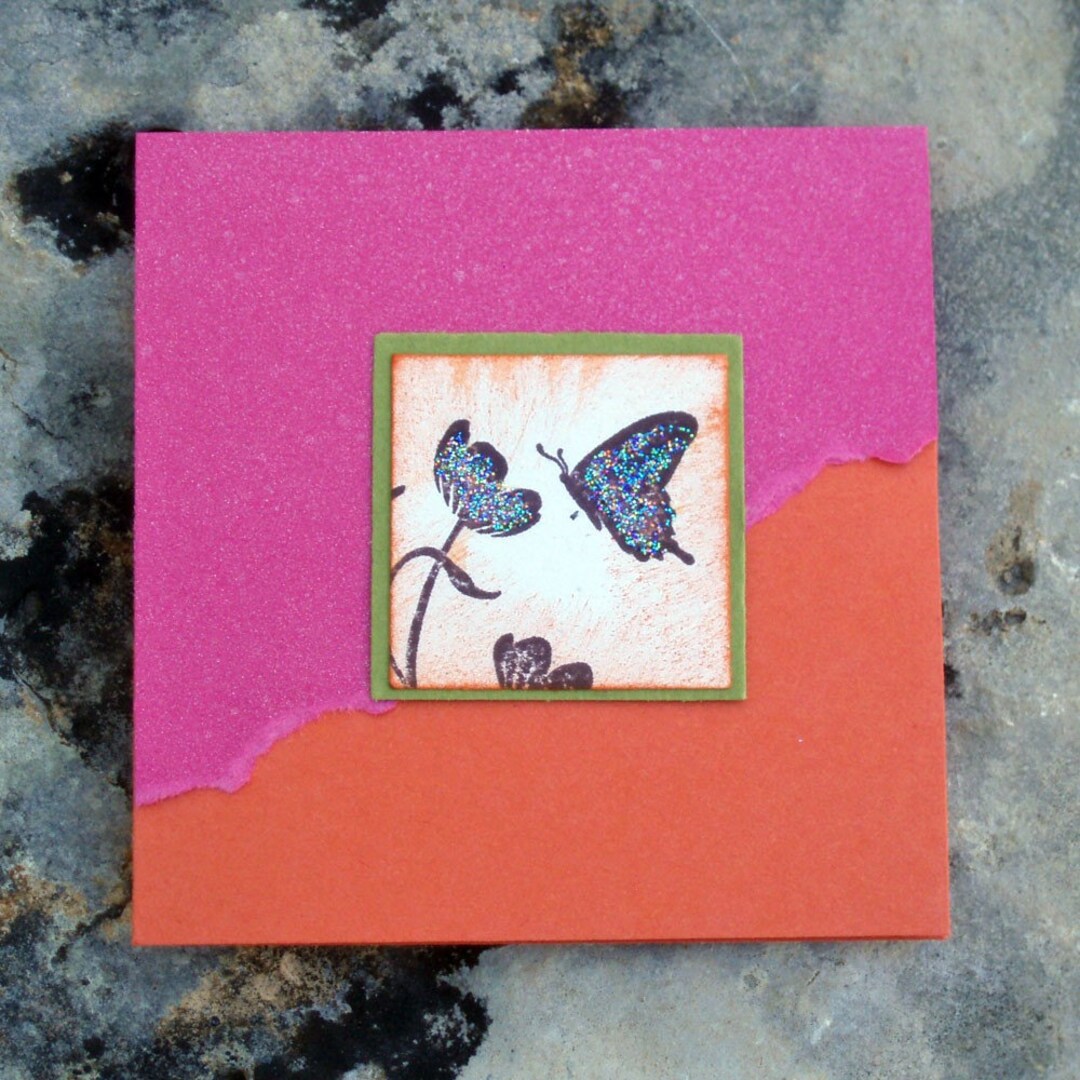 Bright Butterfly Gift Enclosure Card - Etsy