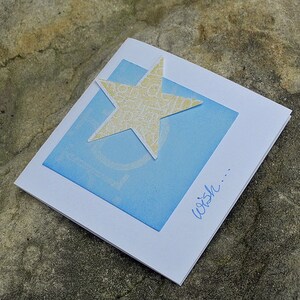 Wish...Upon a Star Cadeaukaart voor pasgeboren baby