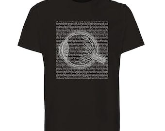 Camiseta de ojo anatómico - Diseño único de garabatos - Regalo de graduación perfecto para los amantes de la ciencia