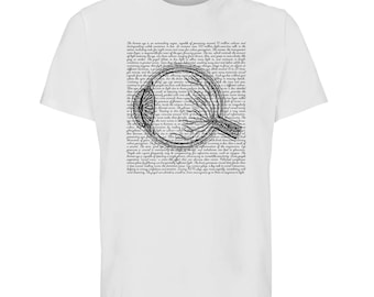 Camiseta de ojo anatómico - Diseño único de garabatos - Regalo de graduación perfecto para los amantes de la ciencia
