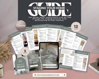 Home Staging Guide Canva Template: Realtor Client Resource (PDF)