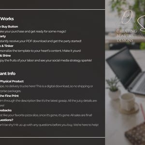 How it works: buy, receive pdf, tweak and tinker and use it as you like!
Important info: Not a physical product, read the description, no takebacks, ask if you have any questions!
