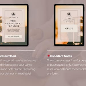 Ultimate Time Management Guide, Productivity Planner | 57-page Goal ...