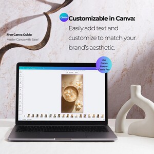 Customizable in Canva: Easily add text and customize to match your brand’s aesthetic.
Free Canva Guide: Master Canva with Ease!