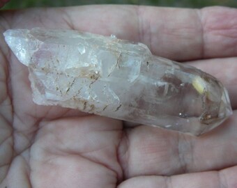 SALE ---Large Brandberg Crystal Wand - Smoky Skeletal  - 31g / 65mm