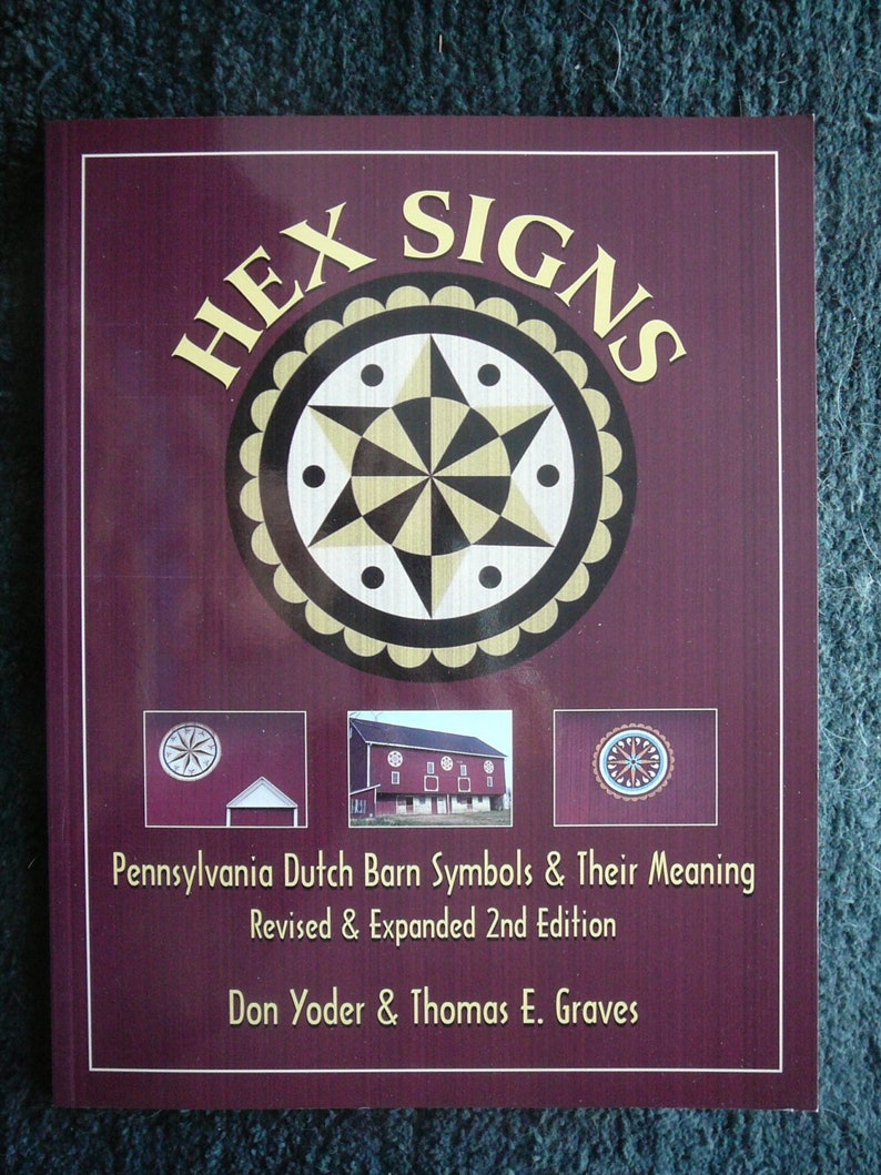 NEW Hex Signs: Pennsylvania Dutch Barn Symbols & Their Meaning by Don Yoder image 1