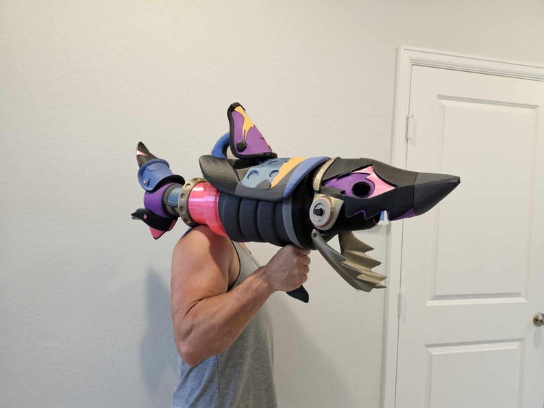 Jinx, Fish Bones, League of Legends, Arcane Etsy