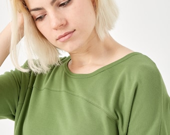 Oversized Tencel Slouchy Top - Sale