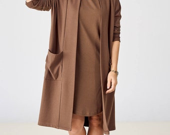 Tencel Long Cardigan- Courtney