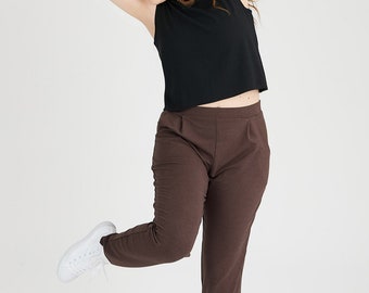 Tencel Pleated Dressy Sweat Pant- Aaron