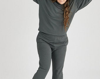 Bamboo Sweatpant- Ebb