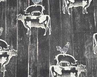 Modern Farmhouse Fabric NEW Sold by the Yard Kitchen Fabric Napkins Linens Apron Fabric