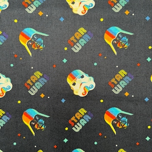 Star Wars Cotton Fabric 1 Yard NEW Star Wars fabric by Camelot Fabrics