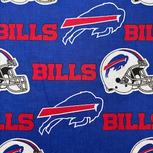 Buffalo Cotton Fabric 1/3 Yard NEW Football Fabric