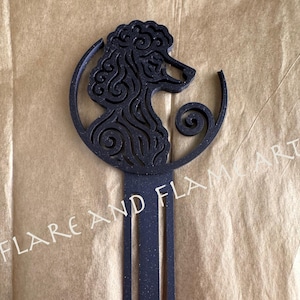 3D printed Poodle Dog bookmark