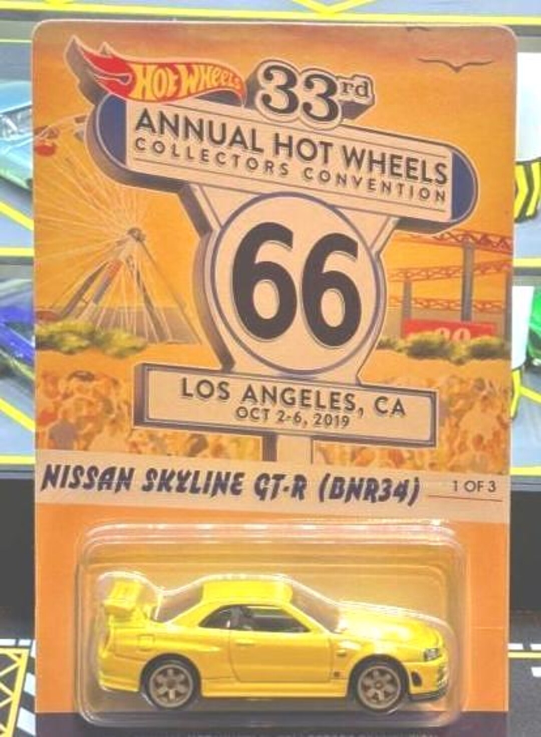 Hot Wheels Custom Made R34 Skyline GTR | LA Convention Yellow | Custom ...