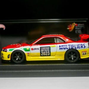 日産スカイライン R34 ホットホイール（カスタムリアルラバー