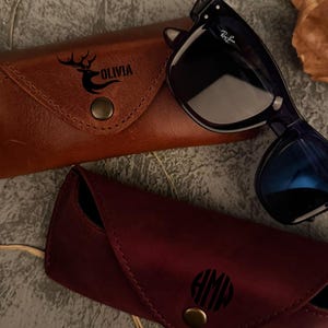 Leather Glasses Sleeve for Eyewear