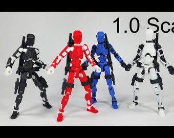 Pax Zero Dummy 13 Action Figure (1.0x Scale) 3D Printed FULLY ASSEMBLED