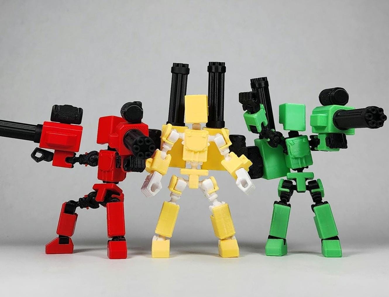 Pax Mini w/ Minigun Loadout (Mini 13 / Dummy 13) FULLY ASSEMBLED 3D Printed Action Figure