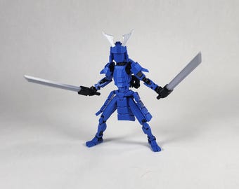 Pax Six "The Samurai" 1.0x Scale Dummy 13 Action Figure 3D Printed FULLY ASSEMBLED