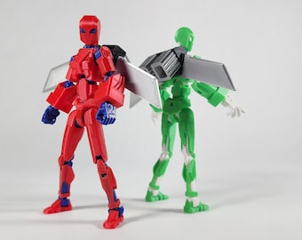 Pax Nine "The Vanguard" (Dummy 13) 1.5x Scale Action Figure - 3D Printed, Fully Assembled