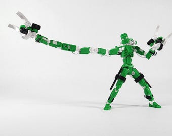 Pax Cobra (Dummy 13) 1.5x Scale Action Figure - 3D Printed, Fully Assembled