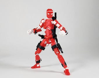 1.5X Scale Pax Zero with PAWS Dummy 13 Action Figure 3D Printed FULLY ASSEMBLED