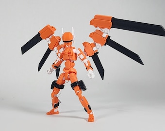 Pax One "The Valkyrie" Action Figure, 3D Printed Dummy 13 (1.5x Scale)