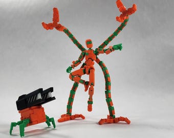 Pax Eight "The Octo-Engineer" 1.0 Scale (Dummy 13) Action Figure 3D Printed FULLY ASSEMBLED