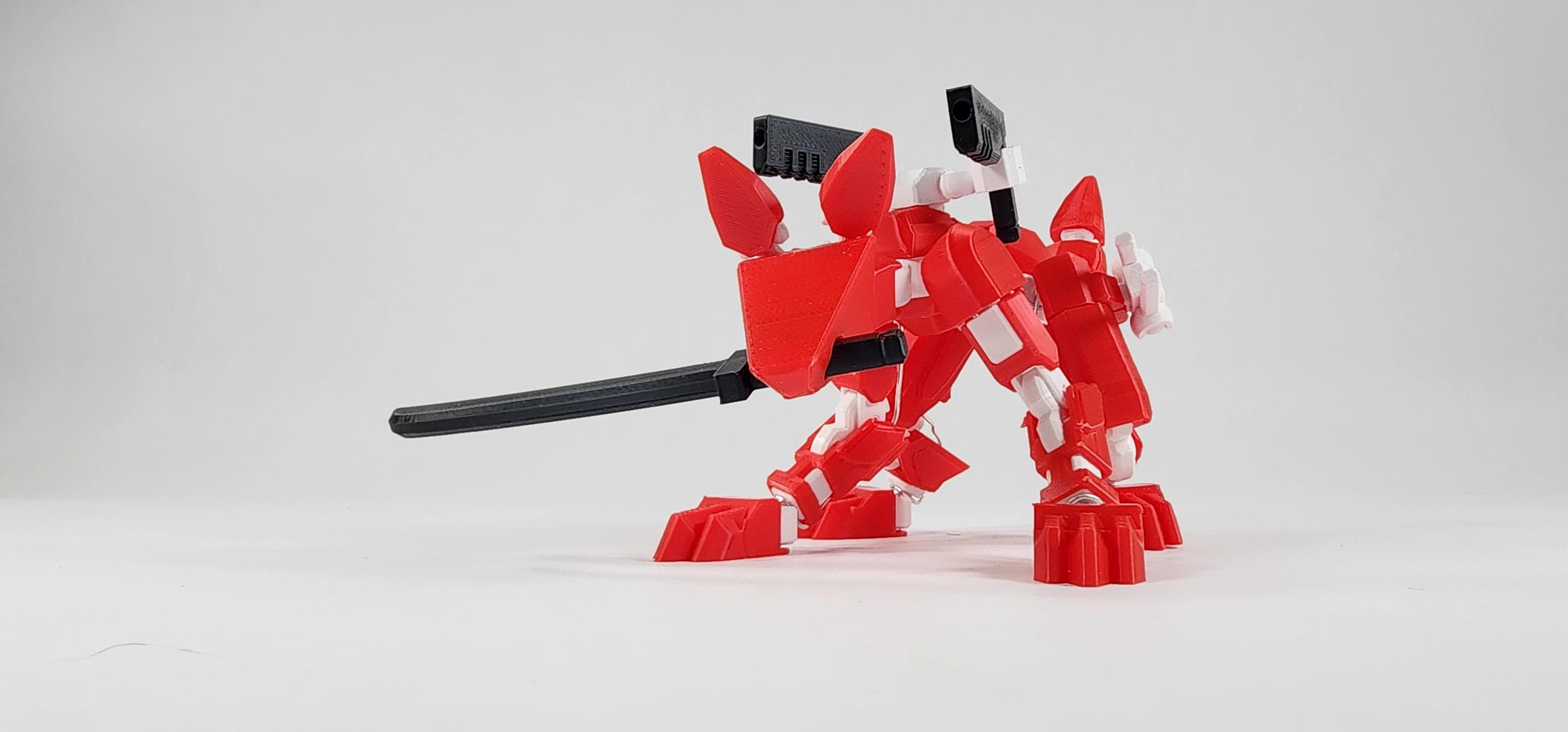 Pax Alpha K9 (dummy 13) 1.5x Scale FULLY ASSEMBLED 3D Printed