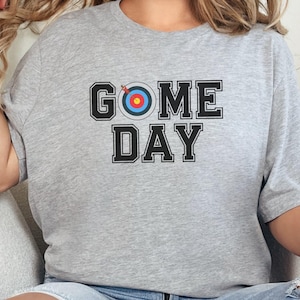 Game Day Shirt, Target Bullseye Graphic Tee, Archery Shirt Gift, Sports Fan Shirt, Game Day Archery Tee, Bow and Arrow Shirt