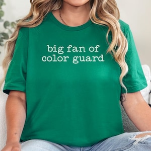 Camiseta para gran fan de la Guardia de Color, camiseta de temporada de banda de marcha, camiseta de competición de Guardia de Invierno, regalo para mamá de la Guardia de Color, ropa para miembros de la Guardia, espectáculo