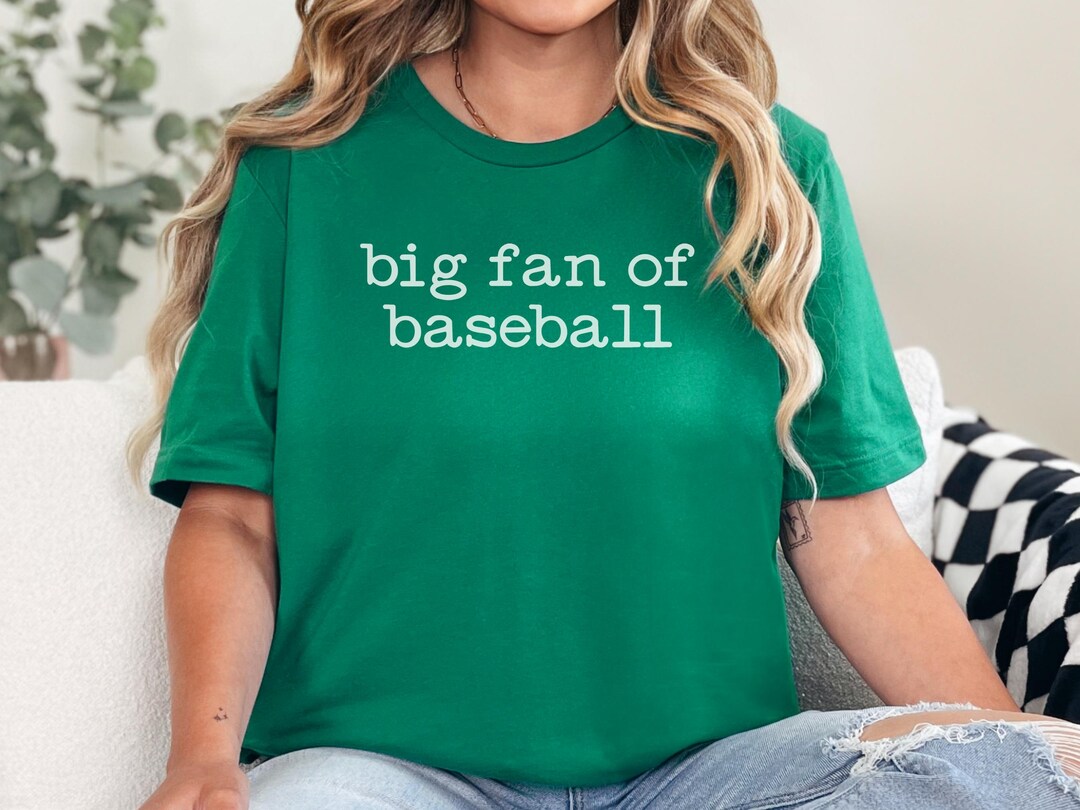 Big Fan of Baseball T-shirt, Funny Baseball Lover Shirt, Game Day ...
