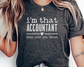 Camiseta de contable, regalo divertido para contable, camiseta de CPA, humor contable, soy ese contable, camiseta de contabilidad, regalo para contables