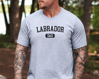 Labrador Dad T-Shirt, Dog Lover Gift, Canine Father Tee, Labrador Retriever Apparel, Puppy Parent Shirt, Funny Pet Owner Present