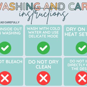 Washing and Care Instructions Sign, Laundry Room Decor, Laundry Room Sign, Laundry Care Guide, Laundry Wall Art, Household Tips